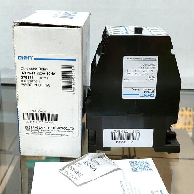 Ready KONTAKTOR CHINT JZC1-44 220V 10A 4NC+4NO KONTAKTOR RELAY