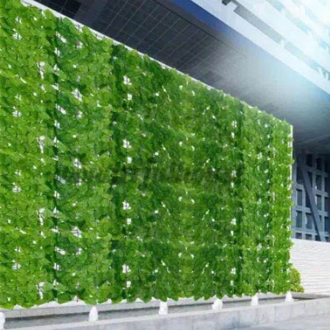 DAUN RAMBAT 1 Roll 1 x 3 METER DEKORASI DINDING BUNGA PLASTIK TANAMAN