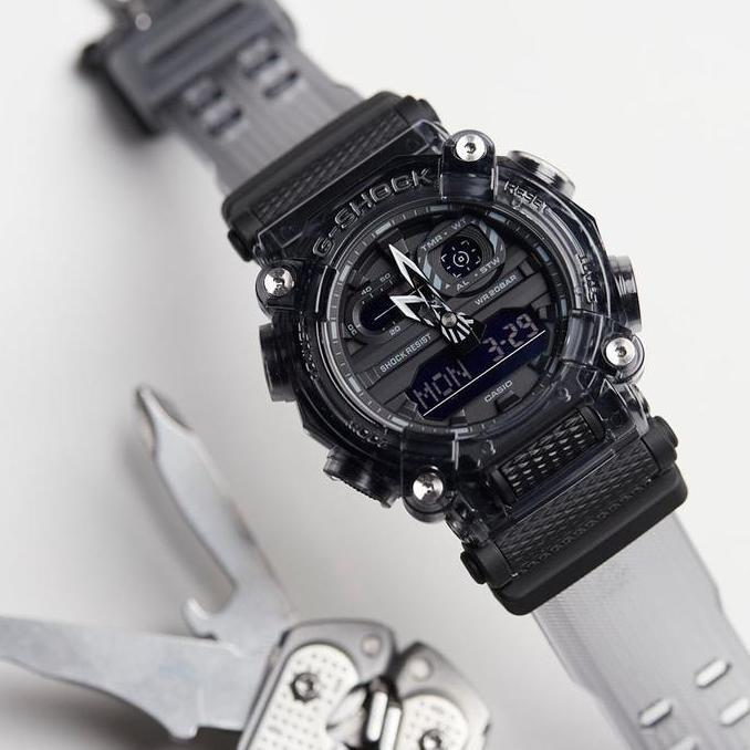 Strap rubber tali karet jam tangan & Buckle GS GM 110 / GA 900 & Bezel murah