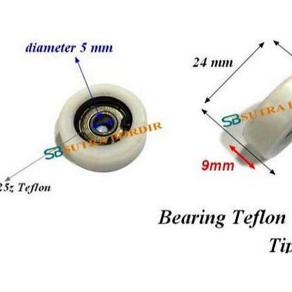 bearing 625z tipe D bearing telfon 625z bordir komputer Teflon Bearing Frame Mesin Bordir Komputer S