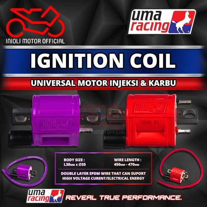 KOIL COIL KUIL UMA RACING MIO SPORTY SMILE CARBU FINO SOUL XEON IGNITION KOIL UNIVERSAL MOTOR KARBUR