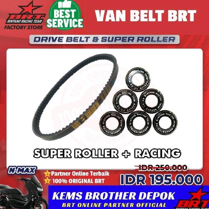 Vbelt Brt Set Dan Super Roller Yamaha Nmax Aerox Lexi All New Nmax All New Aerox Brt Motor