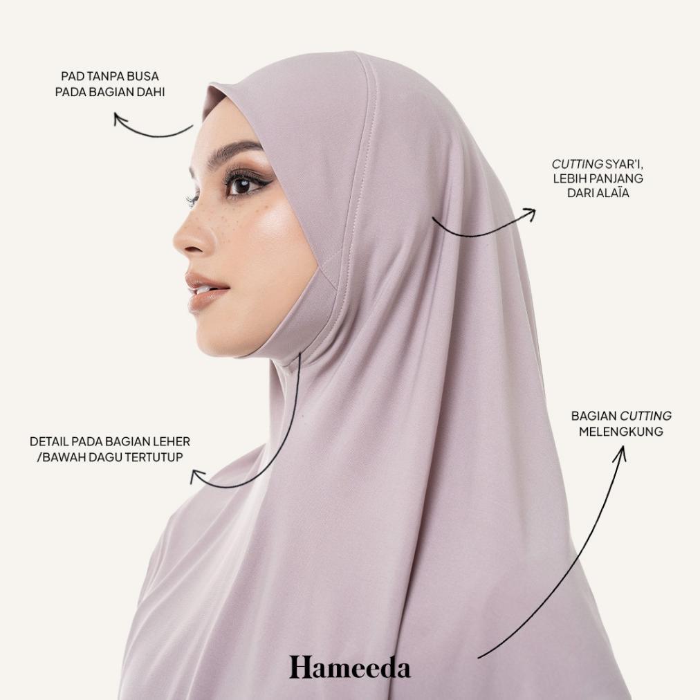 ORIGINAL Hameeda - HABIBA Instant Syar'i Hijab KEKINIAN