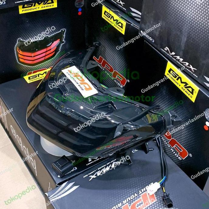 stoplamp nmax jpa ori garis new black edition sipit senja putih