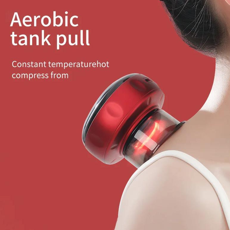 Smart Cupping Therapy Massager 7 in 1 Red Light Cupping Therapy Set with 12 Gears for Targeted Pain 