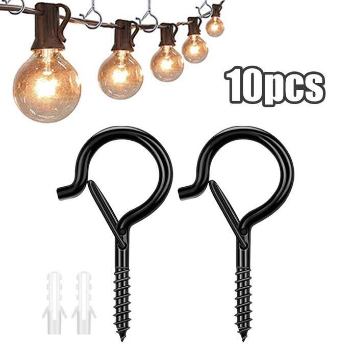 GEGEZY Universal Sekrup Hook Sekrup Pengait Screw Hook 10pcs Sekrup Cantolan Anti Jatuh Sekrup Gantu