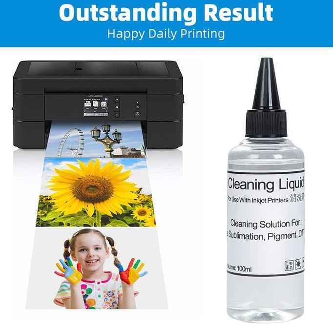 VEZALA 100ML Head Cleaner Epson Canon Print Head Cleaner Pembersih Head Printer