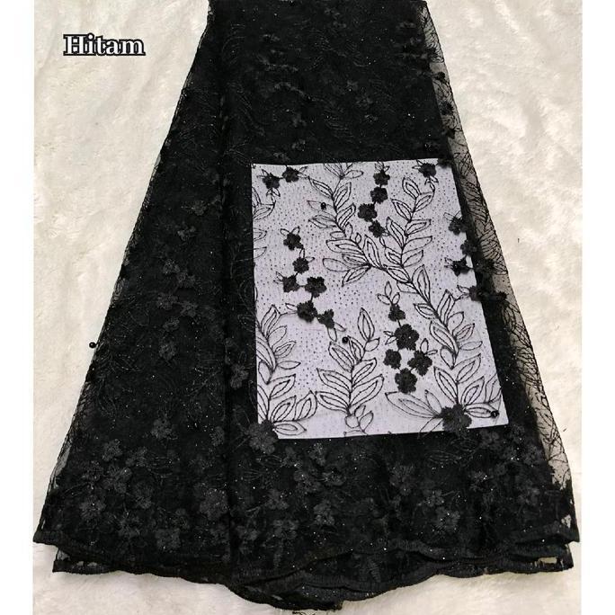 DF56 >> Brokat Coklat Mahogany, Bahan Kain Brokat Brukat Meteran Mewah/ Kain Tile Akar Mutiara Glite