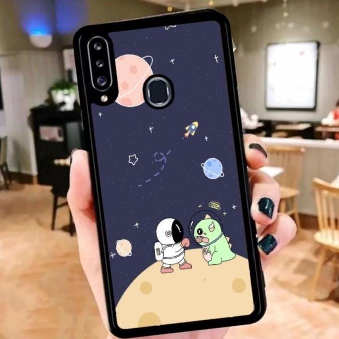 Casing Custom Samsung A20 A20s A30 M20 AesThetic Astronot Case