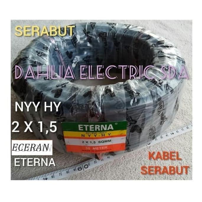 KABEL SERABUT NYYHY 2X1.5 ETERNA ECERAN
