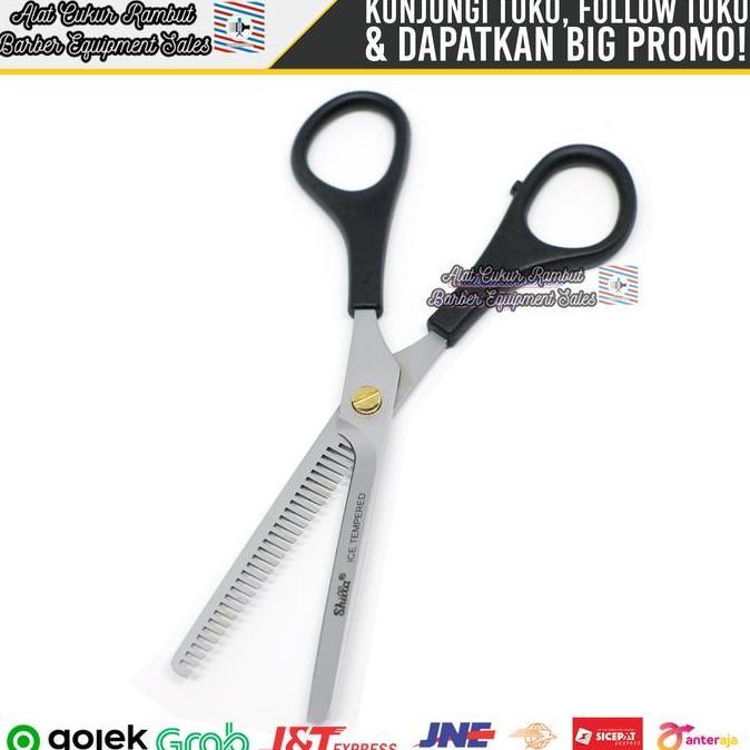 Gunting Sasak Rambut Gunting Shilla 1 Sisi Tajam Pasti Ori