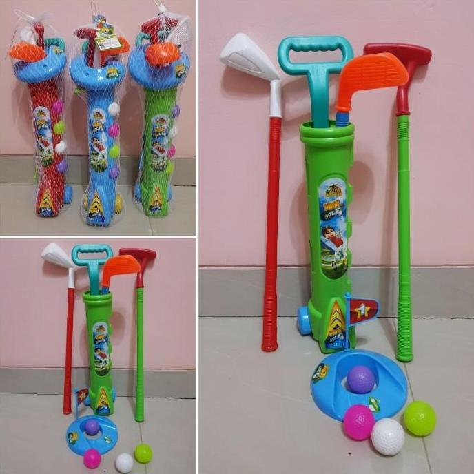 Mainan Set Golf Anak - Stick Golf - Mainan Anak Edukasi