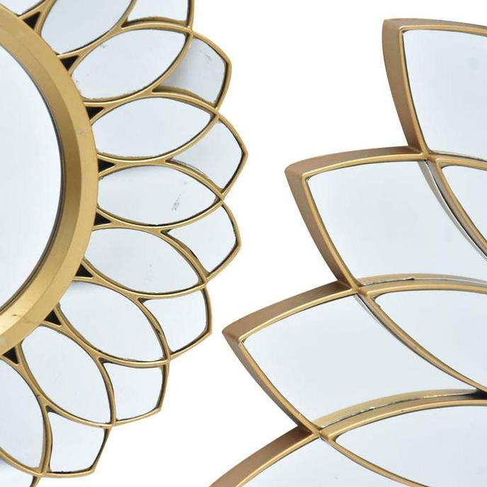 INFORMA HIASAN DINDING SET 5 PCS KM35 - GOLD