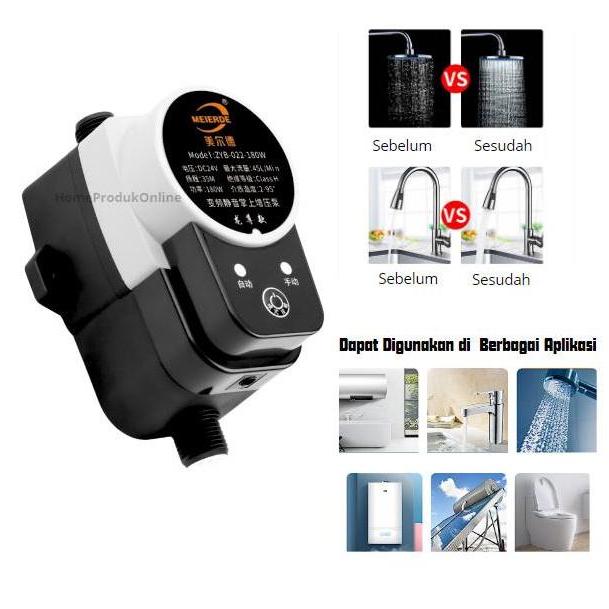 Mesin Pompa Pendorong Booster Air Kran Shower Toren Otomatis