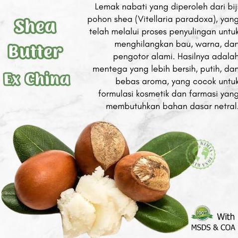 Shea Butter Refined Ex China 100gr / Pelembab Alami Shea Butter / Highly Moisturising Shea Butter