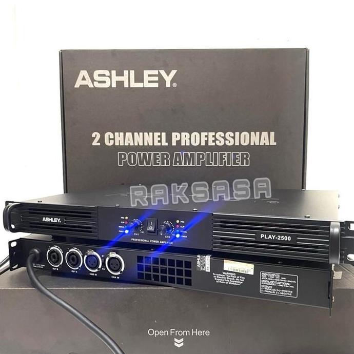 Power Amplifier Ashley Play2500 Play 2500 Class D Original Promo