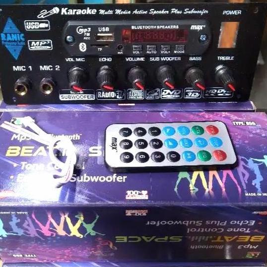 Kit Tone Kontrol Mic Echo Plus Subwoofer Mp3 Bluetooth Beat Space Ready