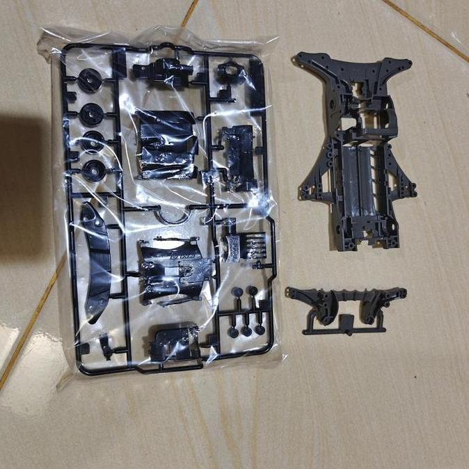 chassis fma + akar olive gray gearbox black ORI Tamiya