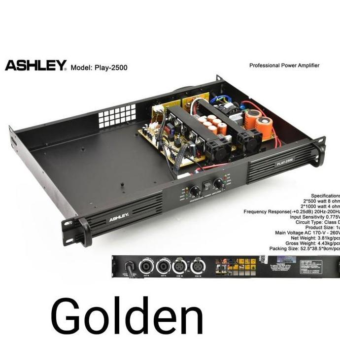 Power Ashley Play 2500 Original Amplifier Play2500 Class D Murah