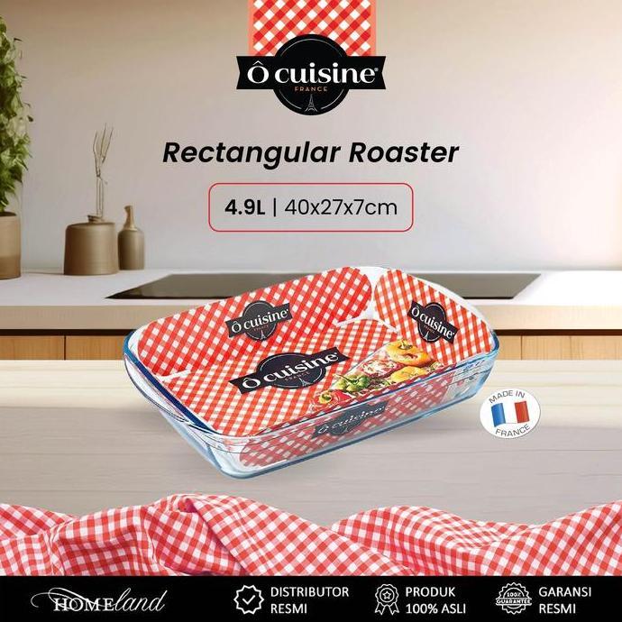 Ocuisine Roaster / Loyang Kaca Persegi Oval