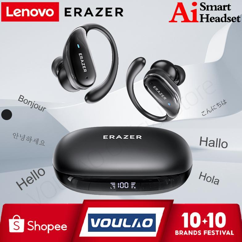 Lenovo ERAZER XT80PRO Original True Wireless Bluetooth V5.4 In-Ear TWS Headset terjemahan AI Earphon