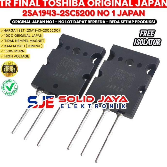 Transistor Tr Toshibaa 2Sc5200 - 2Sa1943 Tr Toshiba 2Sc 5200 2Sa 1493 Transistor Tr Final Sc5200 Sa1