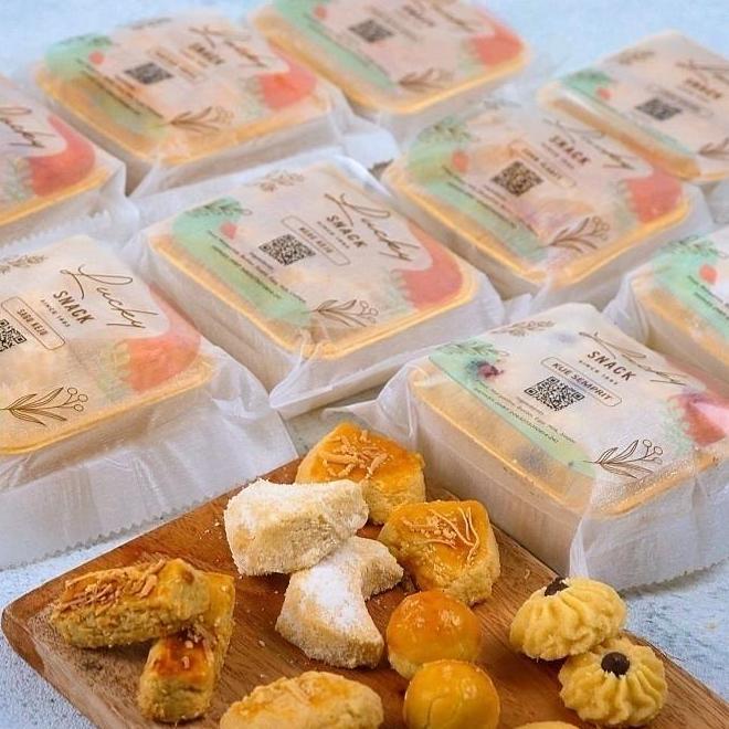 Kue Kering Nastar Kaastengel Hampers Sachet Souvenir