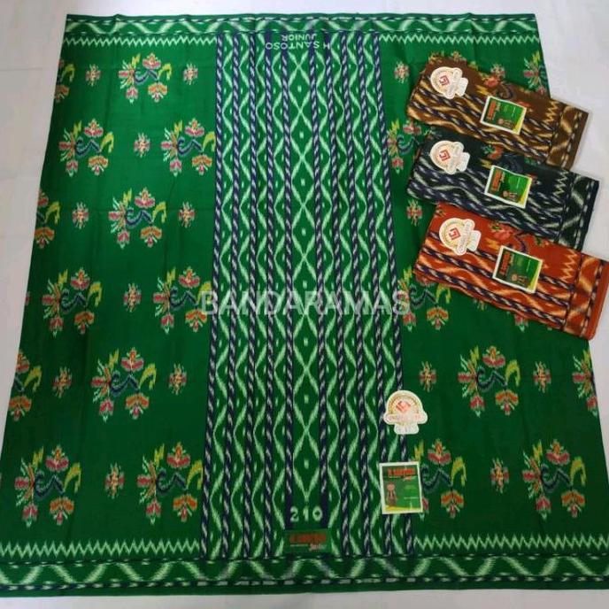 sarung anak motif bali merek H santoso/ sarung junior Katun Kain Lebaran Muslim Batik