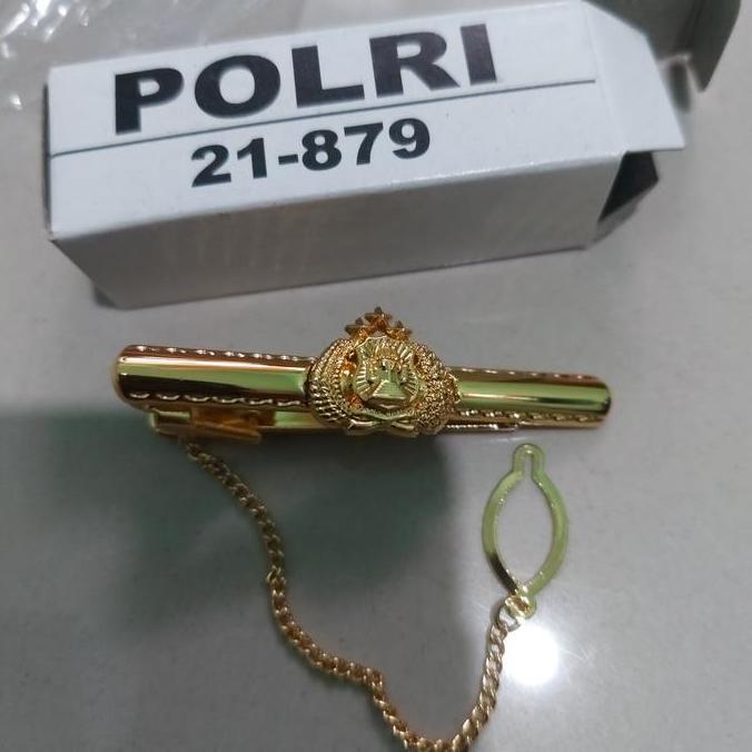 Pin jepitan dasi polri jatah Original