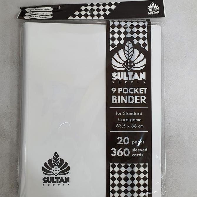 SULTAN 9 POCKET BINDER ALBUM (WHITE)
