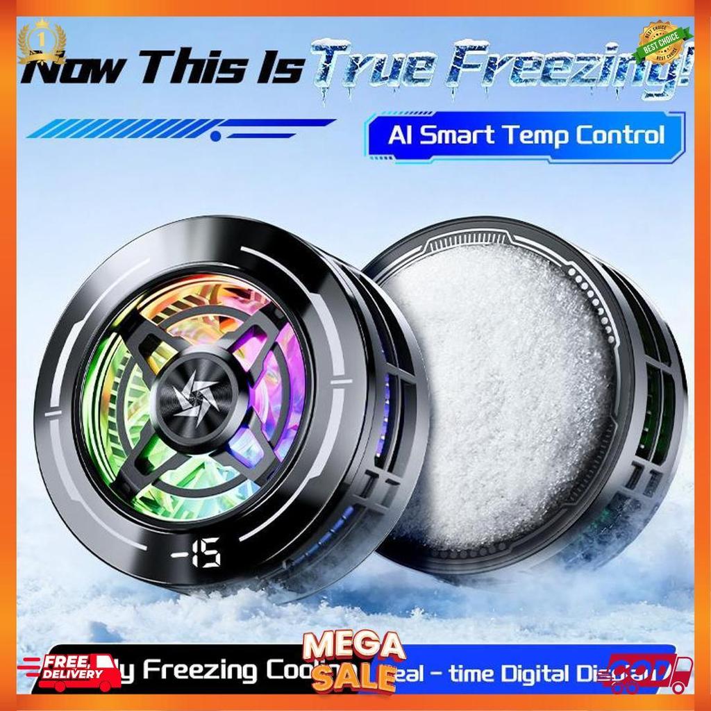 Terlaris Hp Pendingin Fan Cooler Hp Untuk Game Tanpa Kabel Radiator Fan Gaming Phone