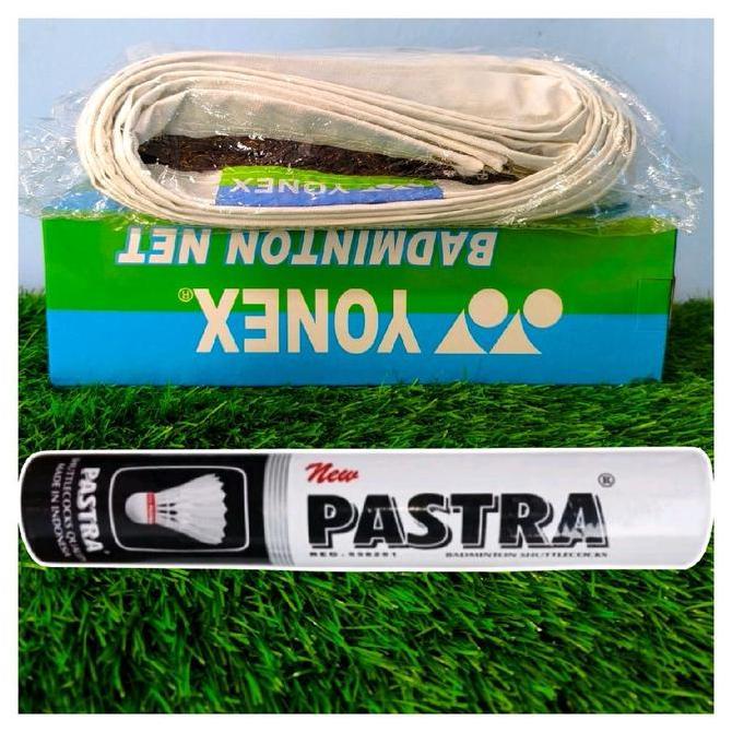 Badminton Paket Bundling Kok Dan Net Bulu Tangkis Ball Outdoor Raket Sport