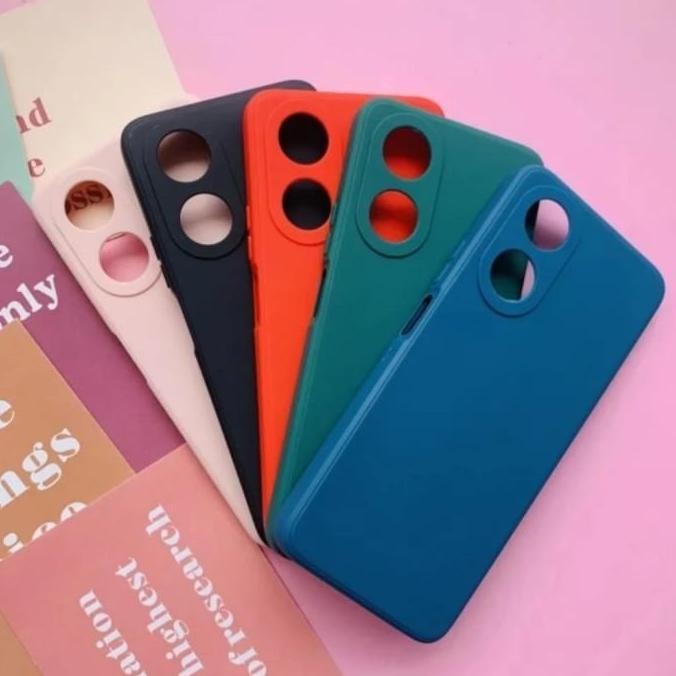 Oppo Reno 8T 4G softcase anti noda silicone case murah