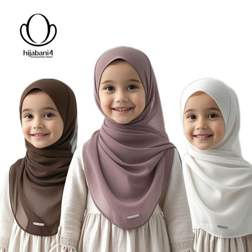 MURAH JILBAB PASMINA  ANAK  HIJAB PASMINA BASIC CERUTI