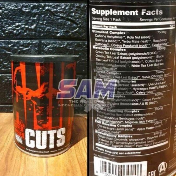 Suplemen Fitness ANIMAL Cuts 42 pack Fat Burner Universal
