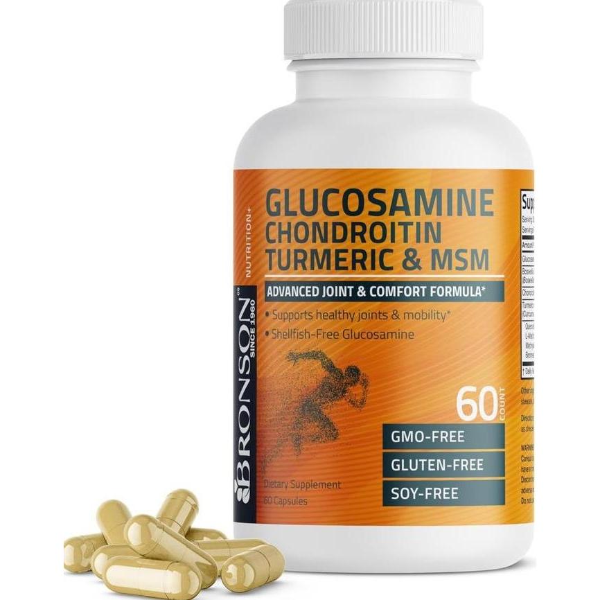 Bronson Glucosamine Chondroitin Turmeric MSM