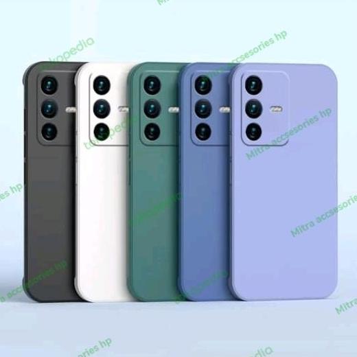 Vivo V23 5G softcase anti noda silicone case