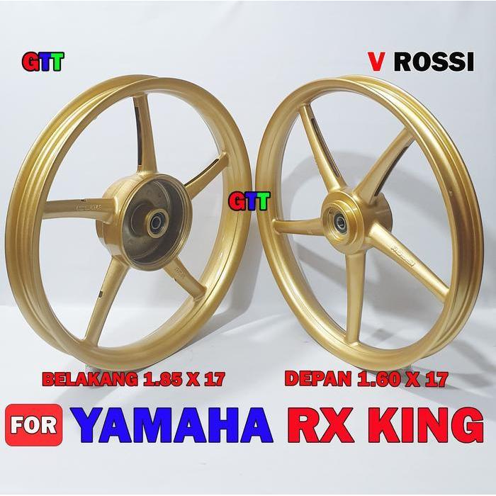 VELG RACING V.ROSSI YAMAHA RX KING GOLD MATTE RING 17