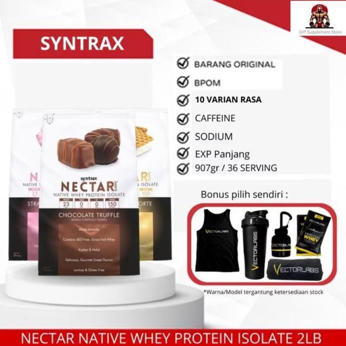 Nectar Whey Isolate syntrax 2lbs (907 gram)