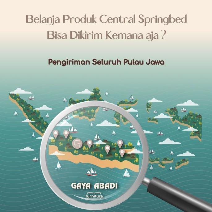 Springbed Central 2 in 1 Deluxe Energy /Kasur Sorong Central Springbed