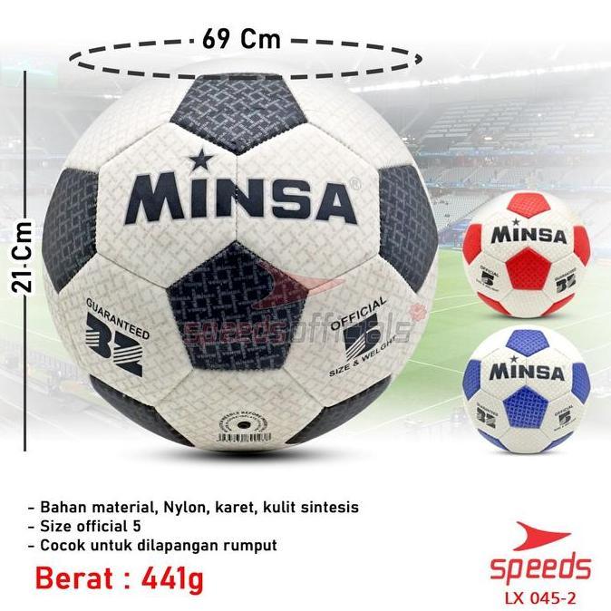 SPEEDS Bola Futsal Bola Kaki Football Minsa Sepak Bola Outdoor LX 045-2