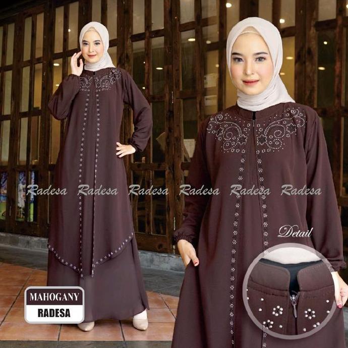 Hot Sale, Radesa Abaya Radesa Dress Series Gamis Wanita Muslim Varian Warna & Syar'I Elegan