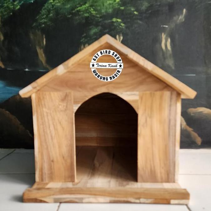 Rumah kucing anjing kelinci marmut kayu jati hutan