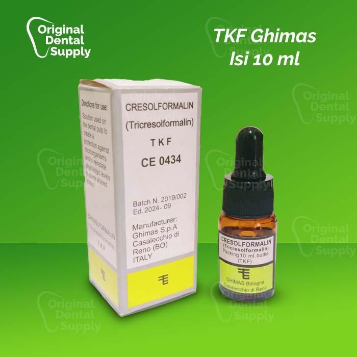 TKF cresolformalin Ghimas Italy 10ml tricresolformalina bahan gigi