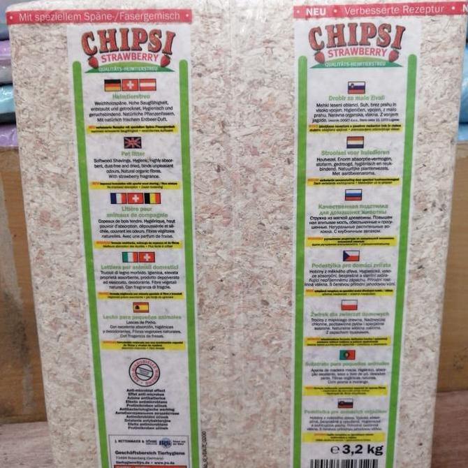Serbuk Hamster Chipsi Strawberry 3,2kg