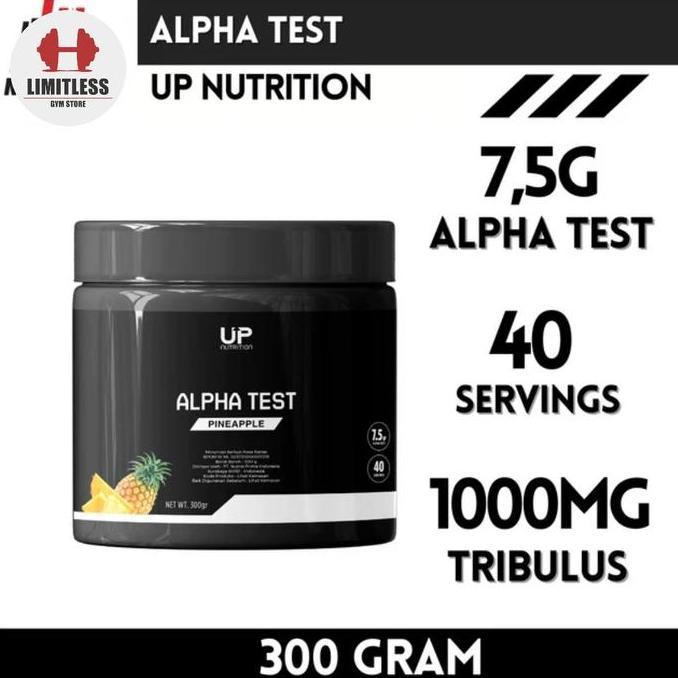 UP NUTRITION ALPHA TEST 40 servings - Testo Booster with Turkesterone Tongkat Ali Ashwagandha