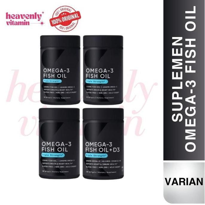 SR Sports Research Triple Strength Omega 3 Fish Oil 1250 mg - 90 & 180