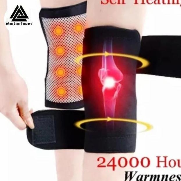 deker terapi lutut/ deker lutut dengan pemanas/ bantalan lutut
