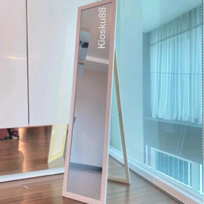 Standing Mirror Full Body Multifungsi Gantung Cermin Lantai Cermin Berdiri Cermin Murah Cermin Stand