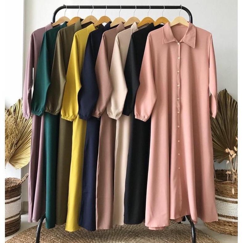 Gamis Nidia Full Kancing Busui Friendly